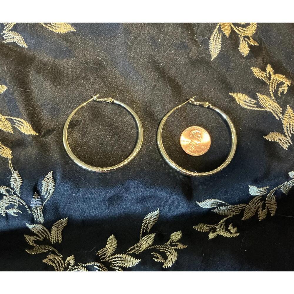# Elegant Gold Hoop Earrings sterling